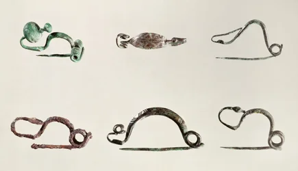 Broches, encontrados en Marne